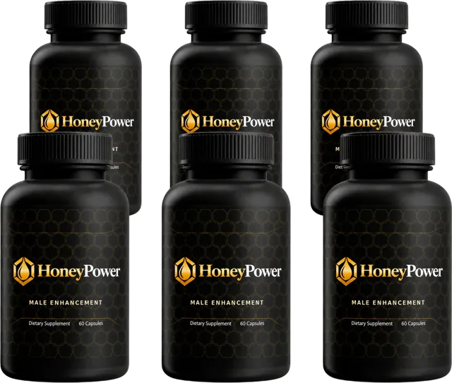 HoneyPower capsules, 6-bottle bundle